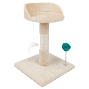 Cat Scratching Post Tree Chair Style Cat Tre 11 Beig 1.webp