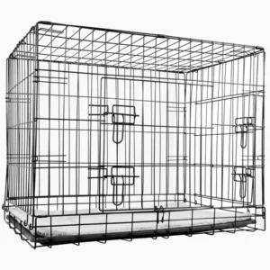 Dog Pet Crate Regular Pet Cage With Mat 1.webp